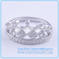 Amarica Popular Product Unique Design Crown Finger Ring For Queen